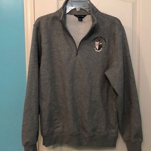 Grey Gamma Phi Beta Quarter Zip Sweatshirt